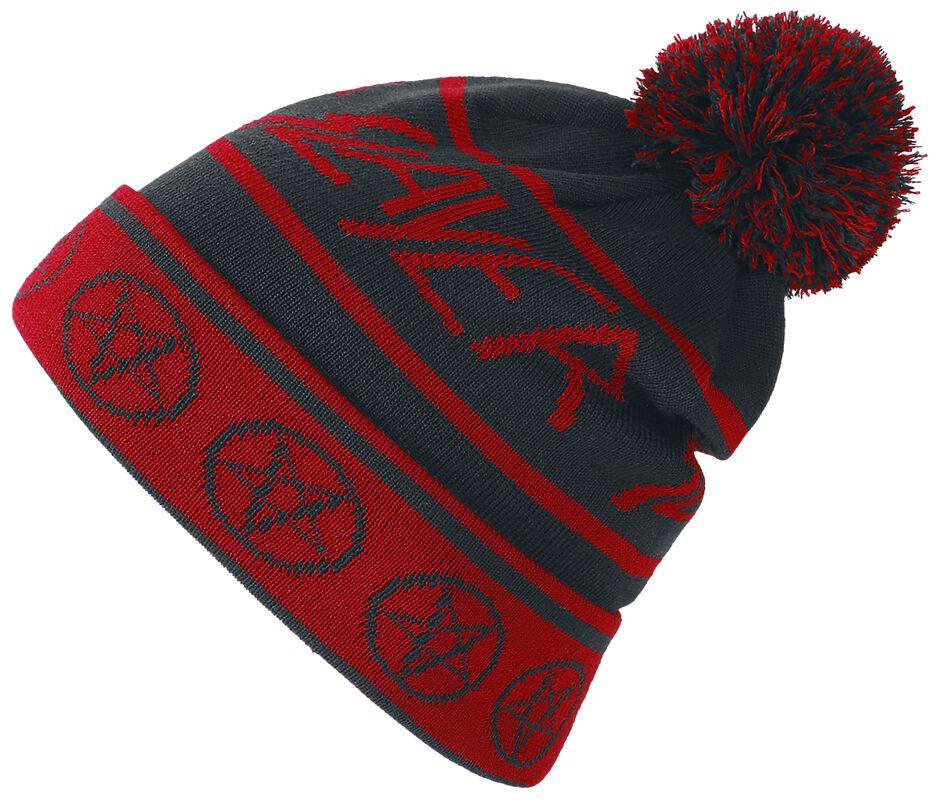 rock revival "Beanie" Beanie black-red by Slayer