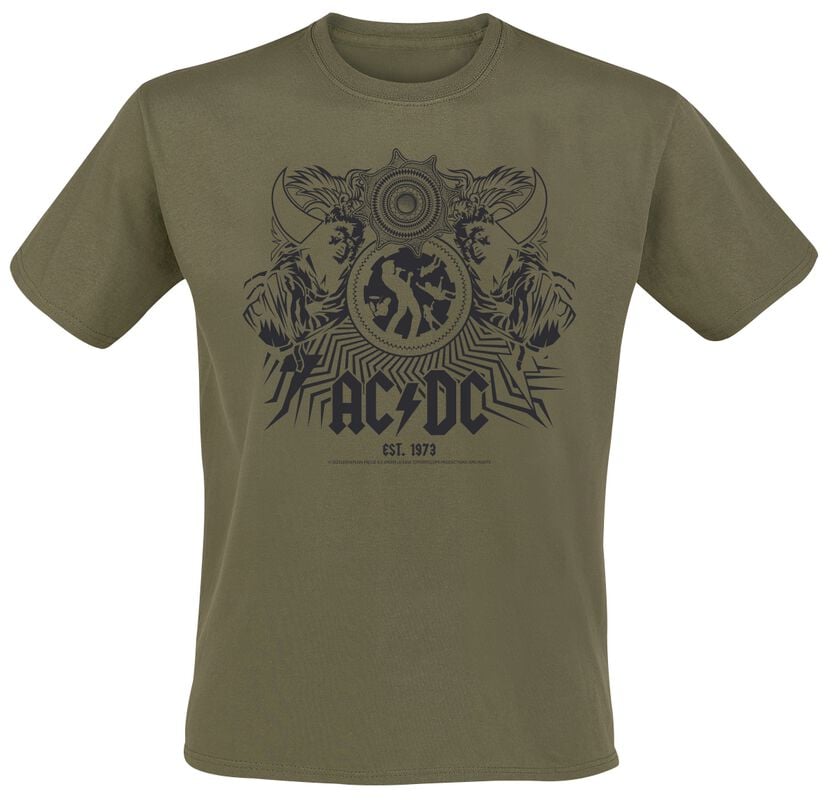 rock revival "Black Ice" T-Shirt olive by AC/DC