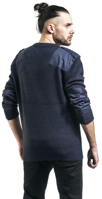 Rock Revival "BW Jumper" Knit Jumper Navy By Brandit