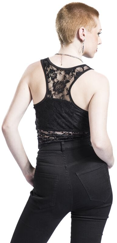 Rock Revival "CECILIA" Top Black By Forplay