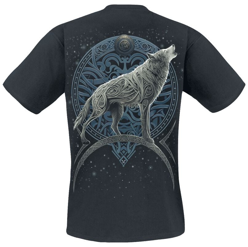 Rock Revival "Celtic Wolf" T-Shirt Black By Spiral