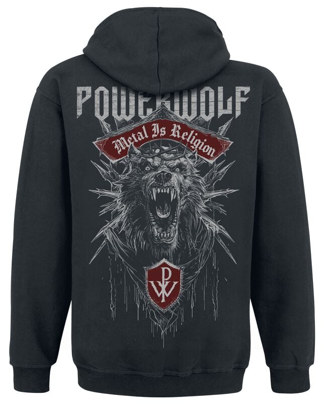 Rock Revival "Chaos Crest" Hoodie Black By Powerwolf