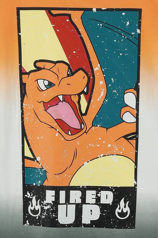 Rock Revival "Charizard" T-Shirt Orange By Pokémon