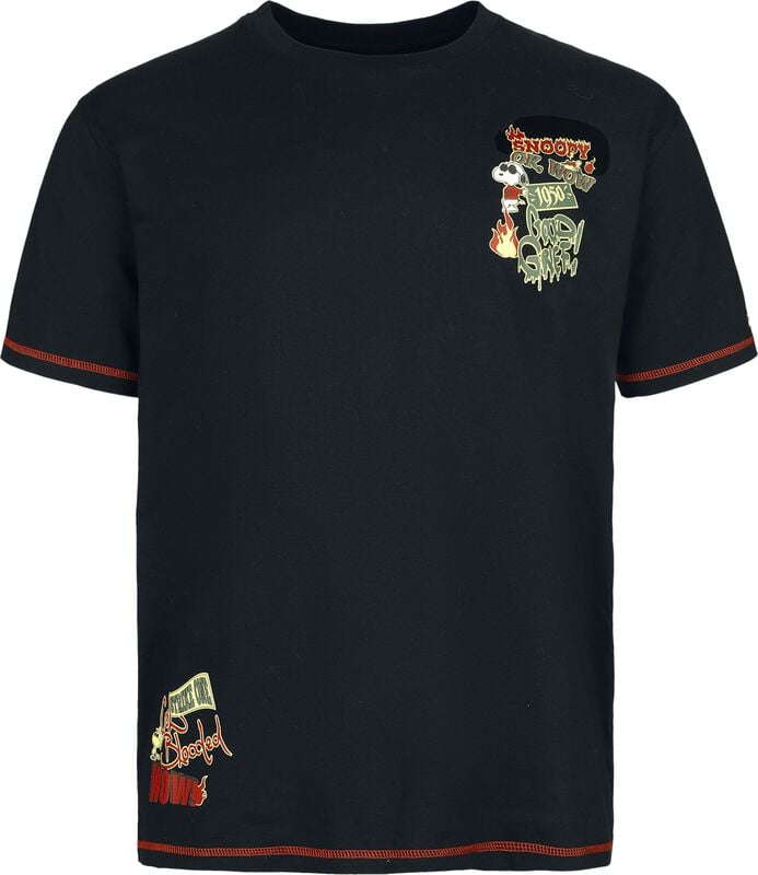 rock revival "Cool Blooded" T-Shirt black by Peanuts