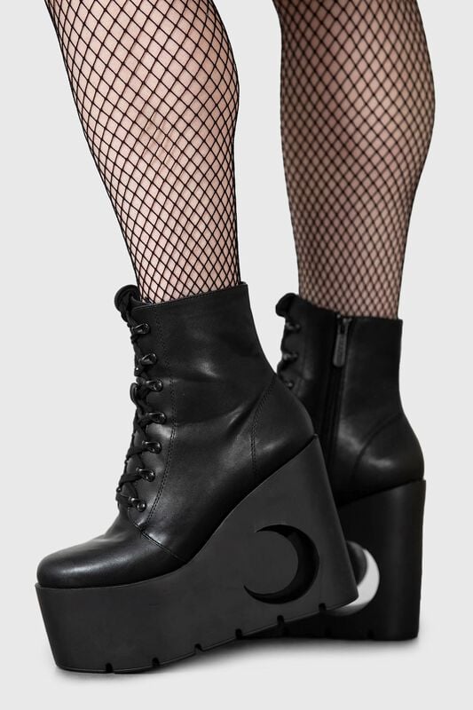 Rock Revival "Crescent Boots" Boot Black By Killstar
