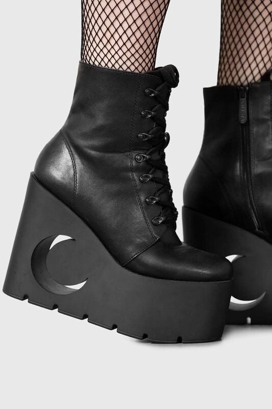 Rock Revival "Crescent Boots" Boot Black By Killstar