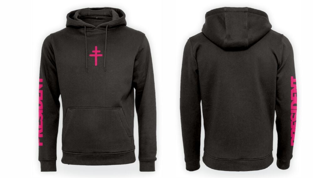 rock revival "Cross" Hoodie black by President