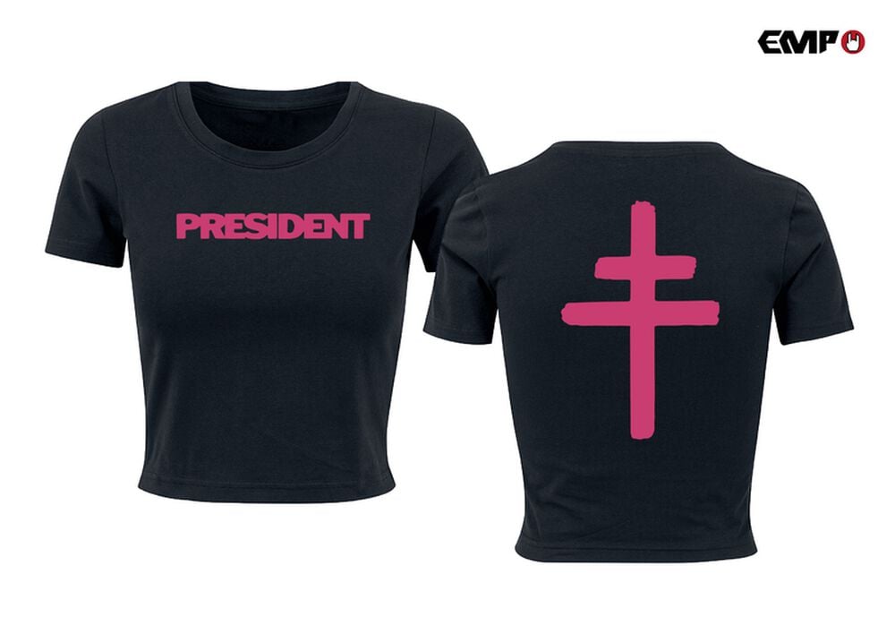 rock revival "Cross" T-Shirt black by President