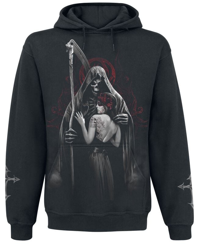 rock revival "Dead Kiss" Hoodie black by Spiral