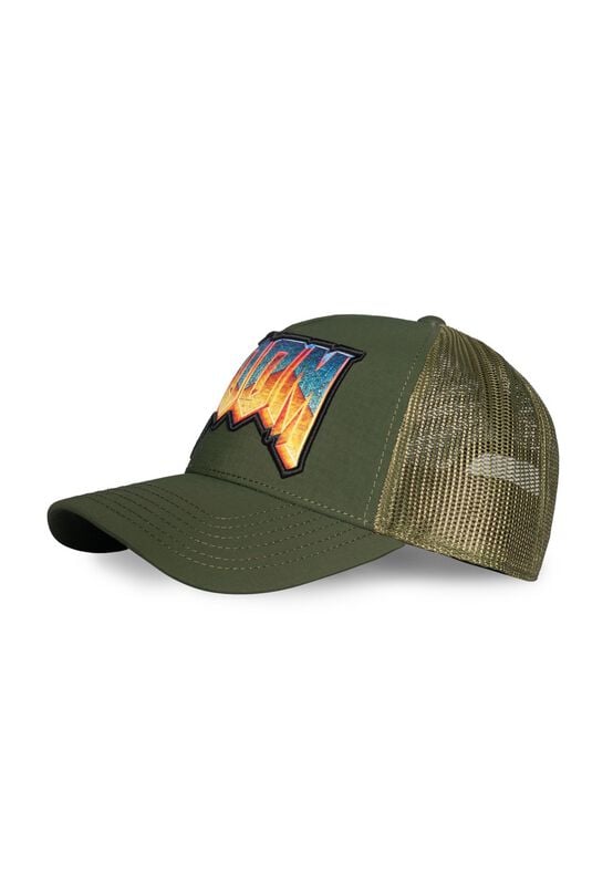 rock revival "Doom Logo" Cap dark green by Doom