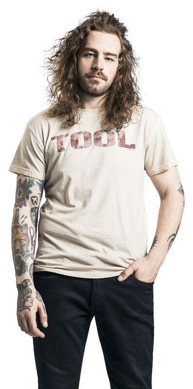 Rock Revival "Double Image" T-Shirt Beige By Tool