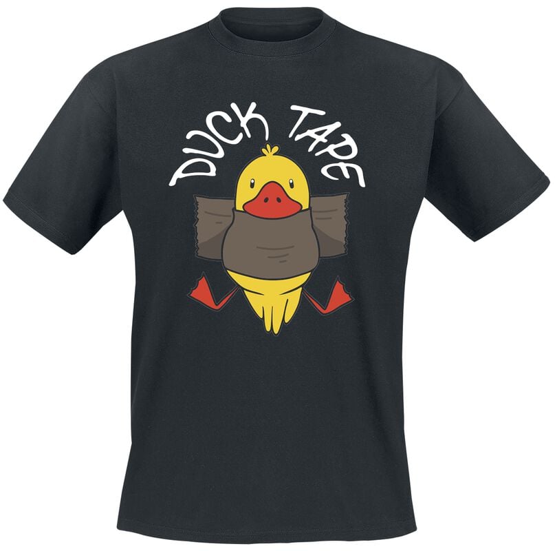 rock revival "Duck Tape" T-Shirt black by Tierisch