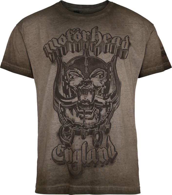 rock revival "England" T-Shirt brown by Motörhead