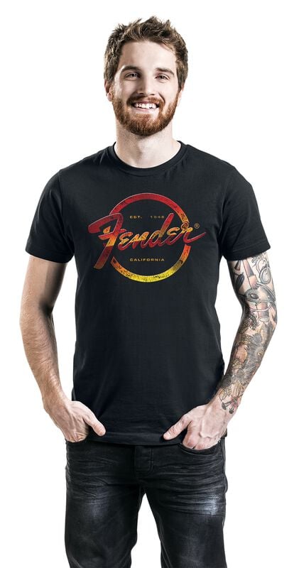 rock revival "Est. 1945" T-Shirt black by Fender