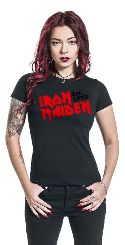 Rock Revival "Est. 1975" T-Shirt Black By Iron Maiden