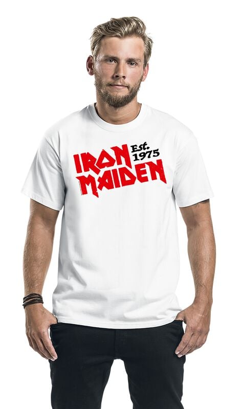 Rock Revival "Est. 1975" T-Shirt White By Iron Maiden