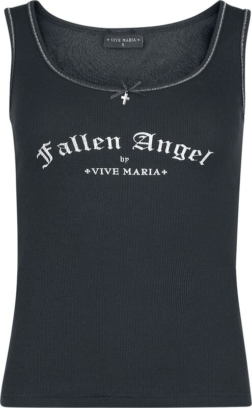 rock revival "Fallen Angel" Top black by Vive Maria