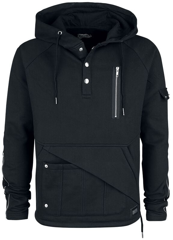 rock revival "Faustus Top" Hoodie black by Vixxsin