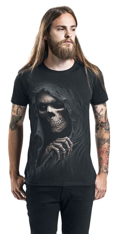rock revival "Grim Reaper" T-Shirt black by Spiral