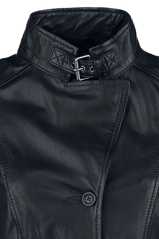 Rock Revival "GWAyleen" Leather Coat Black By Gipsy
