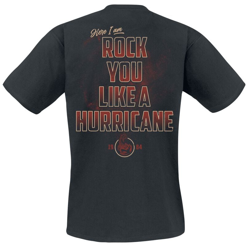 Rock Revival "Hurricane" T-Shirt Black By Scorpions