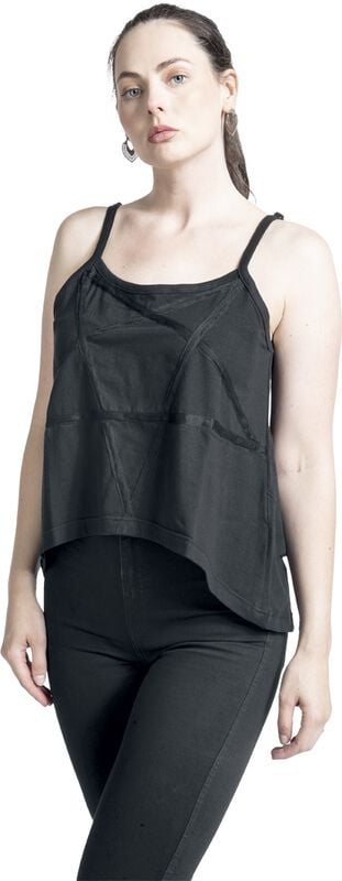 rock revival "Ianara Top" Top black by Heartless