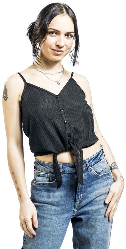 rock revival "Jule" Halternecks black by Forplay