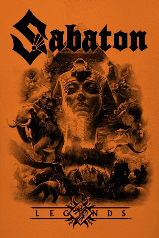 Rock Revival "Legends" T-Shirt Orange By Sabaton