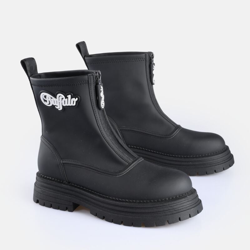 rock revival "LENNOX RAIN ZIP" Boot black by Buffalo
