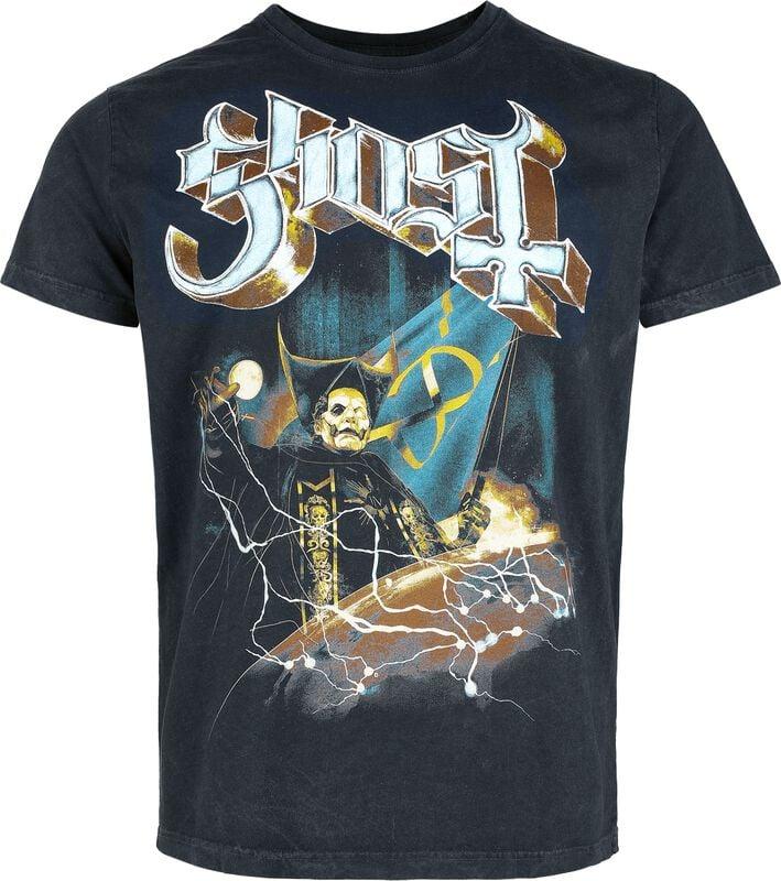 rock revival "Lightning" T-Shirt dark grey by Ghost