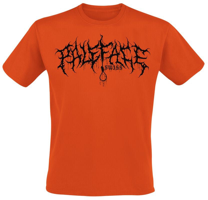 rock revival "Logo" T-Shirt orange by Paleface Swiss