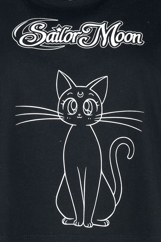 Rock Revival "Luna" T-Shirt Black By Sailor Moon