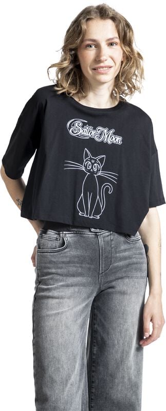 Rock Revival "Luna" T-Shirt Black By Sailor Moon