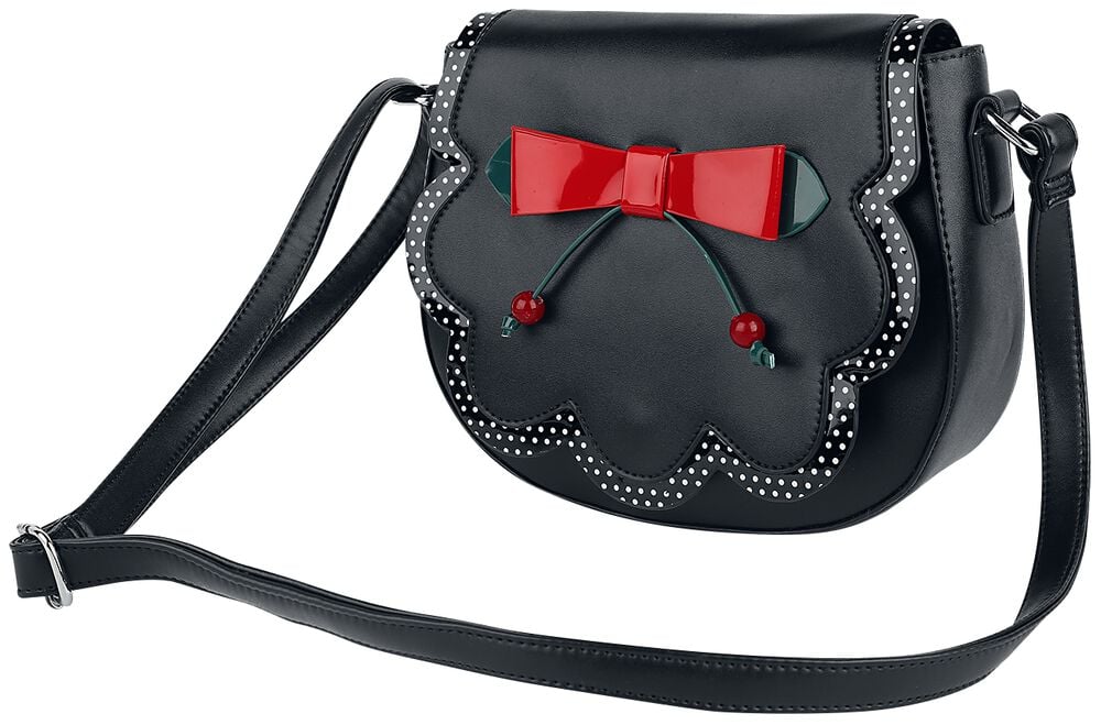 rock revival "Marilou" Handbag black by Banned Retro