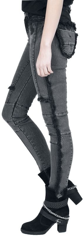 rock revival "Megan" Jeans grey by Rock Rebel by EMP