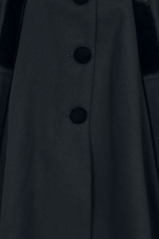 Rock Revival "Olwin Coat" Coat Black By Hell Bunny