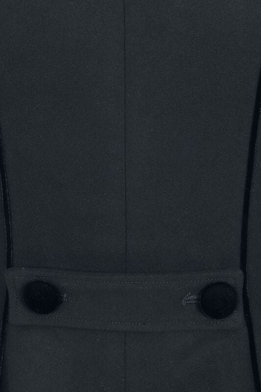 Rock Revival "Olwin Coat" Coat Black By Hell Bunny