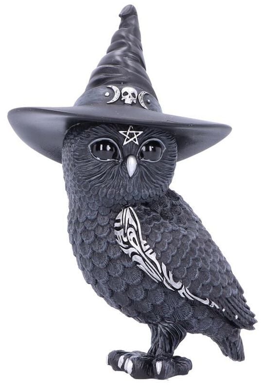 rock revival "Owlocen" Statue black by Nemesis Now