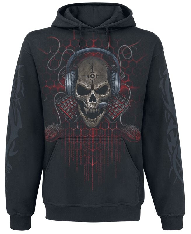 rock revival "PC Gamer" Hoodie black by Spiral