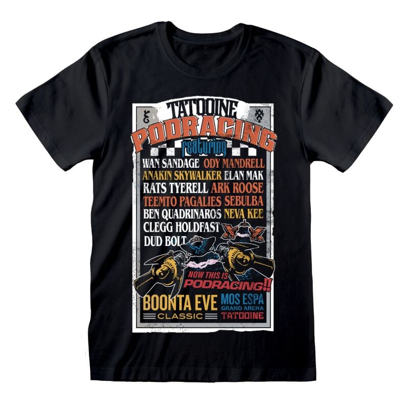 rock revival "Podracing" T-Shirt black by Star Wars