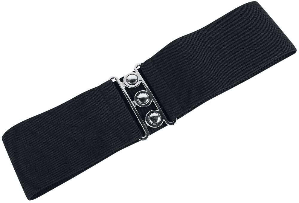 rock revival "Retro" Belt black by Hell Bunny