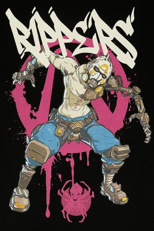 Rock Revival "Rippers" T-Shirt Black By Borderlands