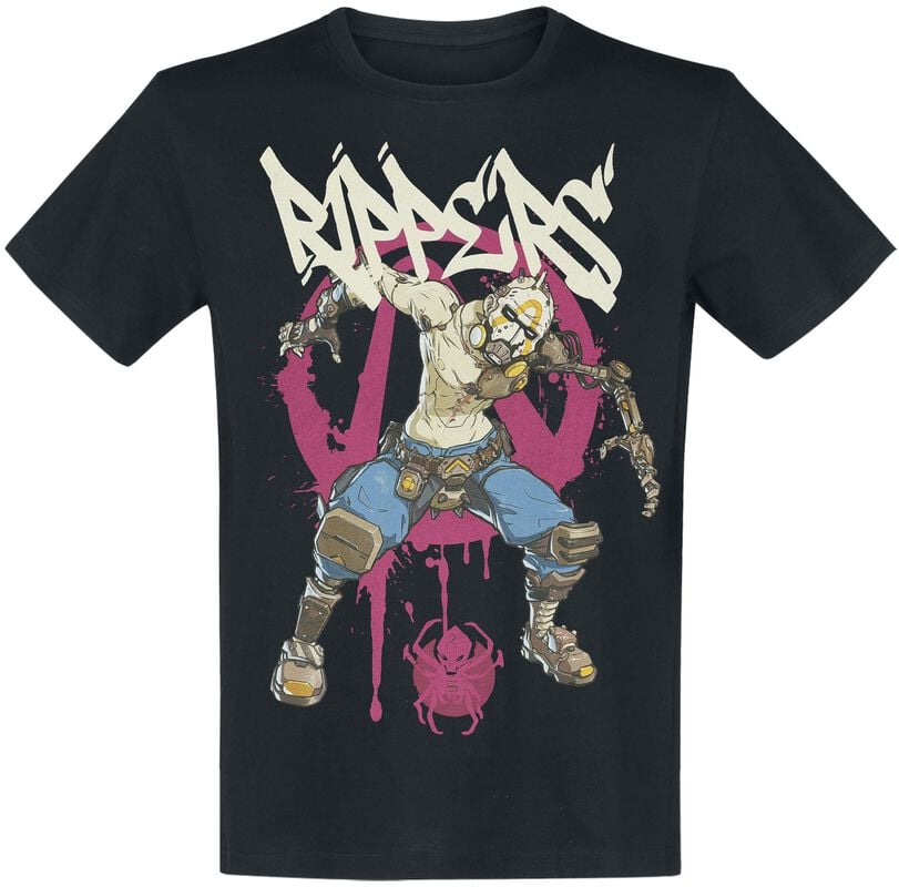 rock revival "Rippers" T-Shirt black by Borderlands