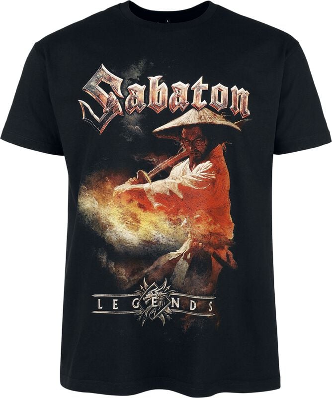 rock revival "Samurai" T-Shirt black by Sabaton