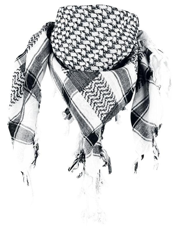 rock revival "Scarf" Scarf white-black by Rock Daddy