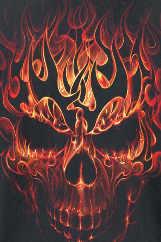 Rock Revival "Skull Blast" T-Shirt Black By Spiral