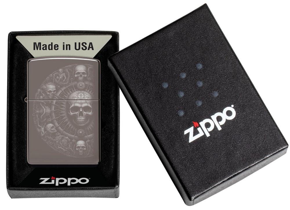Rock Revival "Skull Mandala" Lighter By ZIPPO