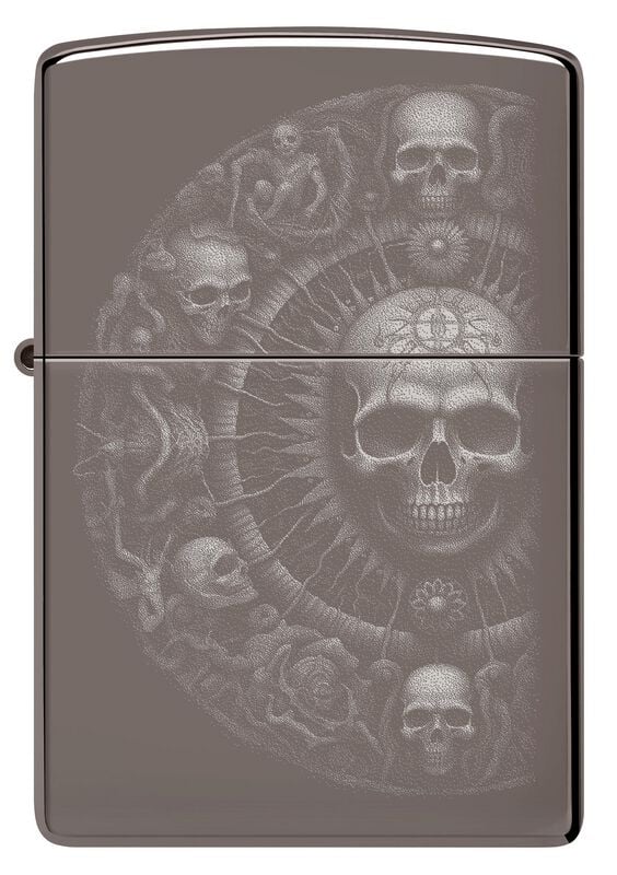 rock revival "Skull Mandala" Lighter by ZIPPO