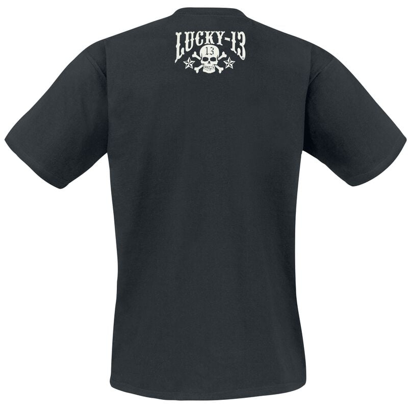 Rock Revival "Skull Stars" T-Shirt Black By Lucky 13