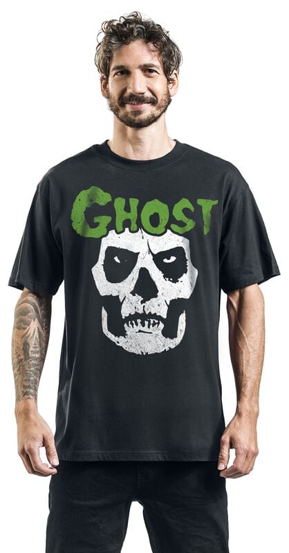 Rock Revival "Skull" T-Shirt Black By Ghost